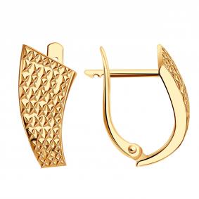 Золотые серьги МАГНАТ МА 011738 МА 011738 фото